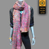 Cashmere Kani shawl scarf - Tibetan golden lotus