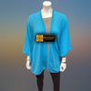 Olympic Tibetan Golden Lotus Cashmere Cape Ruana, Poncho Wrap - Tibetan golden lotus