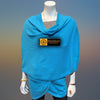 Olympic Tibetan Golden Lotus Cashmere Cape Ruana, Poncho Wrap - Tibetan golden lotus