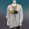 Rhino Tibetan Golden Lotus Cashmere Cape Ruana, Poncho Wrap - Tibetan golden lotus