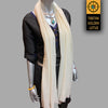 Cashmere Wrap Shawl Scarf - Tibetan golden lotus