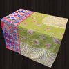 Handmade Kantha quilt Bedspread Cotton, Stitched Quilt - Tibetan golden lotus