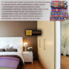 Handmade Kantha quilt Bedspread Cotton, Stitched Quilt - Tibetan golden lotus