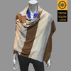 Cashmere Shawl/Travel Wrap - Tibetan golden lotus