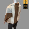 Cashmere Shawl/Travel Wrap - Tibetan golden lotus