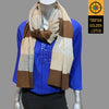 Cashmere Shawl/Travel Wrap - Tibetan golden lotus