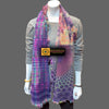 Boiled wool shawl, a neck wrap - Tibetan golden lotus