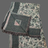 boiled wool shawls, dark green - Tibetan golden lotus