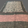 boiled wool shawls, dark green - Tibetan golden lotus