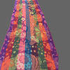 women's boiled wool scarf, multi-color lotus - Tibetan golden lotus