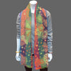 women's boiled wool scarf, multi-color lotus - Tibetan golden lotus