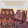 Embroidered boiled wool wrap scarf - Tibetan golden lotus