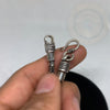 Silver Necklace, Silver Chain Necklace - Tibetan golden lotus