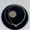 Solid Sterling Silver Chain Necklace, Sterling Silver Chain - Tibetan golden lotus