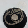 Long Sterling Silver Chain Necklace, 28", Sterling Chain - Tibetan golden lotus