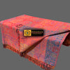 Jamawar Wool Throw Boiled Wool Blanket - Tibetan golden lotus