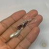 Faceted Rose Teardrop Earring - Tibetan golden lotus