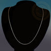 Sterling Silver Plain Necklace Chain - Tibetan golden lotus