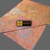 Boiled Wool Blanket, Jamawar Wool Throw - Tibetan golden lotus