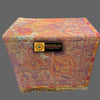 Boiled Wool Blanket, Jamawar Wool Throw - Tibetan golden lotus