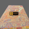 Boiled Wool Blanket, Jamawar Wool Throw - Tibetan golden lotus