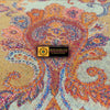 Boiled Wool Blanket, Jamawar Wool Throw - Tibetan golden lotus