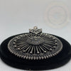 Unique Plain Sterling Silver Pendant - Tibetan golden lotus
