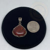 Jasper Sterling Silver Pendant, Jasper Jewelry Amethyst Necklace - Tibetan golden lotus