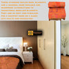 Reversible Boiled Wool Throw blanket - Tibetan golden lotus