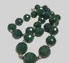 Natural Gemstones/ sterling silver necklace - Tibetan golden lotus