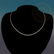 Solid Sterling Silver Chain Necklace, Sterling Silver Chain - Tibetan golden lotus